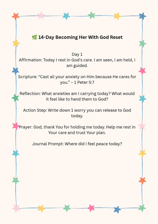 14 -Days Reset Becoming Her with God.